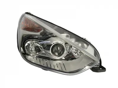 Far dreapta (D1S H1, reglaj electric, cu motoras, fundal cromat) FORD GALAXY, S-MAX 2006-2015