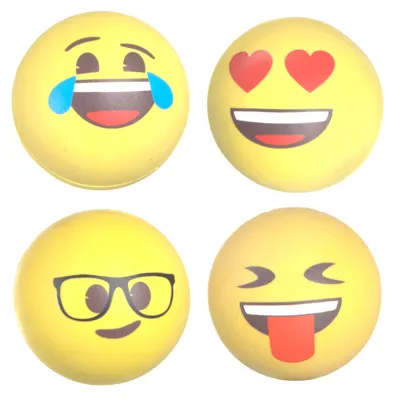 Jucarie minge Emoji Ø 6,3 cm