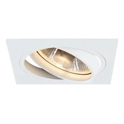 Spot incastrat, NEW TRIA 150 Ceiling lights GU10, white single-headed, QPAR111, square, matt white, max. 75W, incl. leaf springs