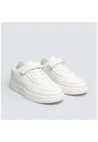 Pantofi sport din piele ecologica cu inchidere velcro