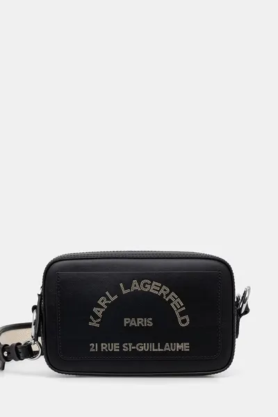 Karl Lagerfeld geantă crossbody pentru femei din piele