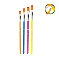 Pensule, 4buc/set, varf lat, Keyroad Artist Brushes