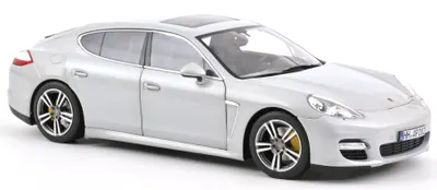 Model de colecție NOREV Modern: Mașini - Porsche Panamera Turbo (2009) (Silver)