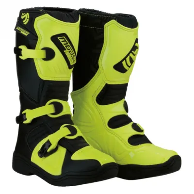 Cizme Cross ATV copii Moose Racing M1.3 culoare negru galben marime 37