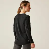 Longsleeve Discern Tee Fitness/Gym Damen Black Ohne Atmungsaktiv DARE 2B