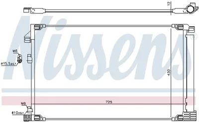 Radiator aer conditionat AC cu uscator potrivit LEXUS NX 2.0 07.14