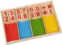 Joc matematic din lemn dupa metoda Montessori Kruzzel