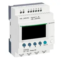 Releu Inteligent Modular Zelio Logic, 10 I O, 100, 240 V C.A., Ceas, Afisaj