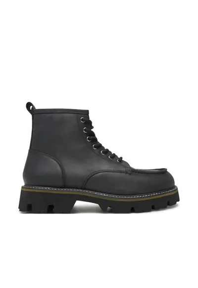 Cizme barbati 304701566 - Piele naturala - Negru - Negru