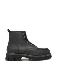 Cizme barbati 304701566 - Piele naturala - Negru - Negru