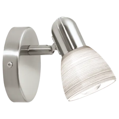 spot DAKAR 1 satin nickel 220-240V,50/60Hz IP20