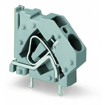 Stackable PCB terminal block; 6 mm²; Pin spacing 7.5 mm; 1-pole; CAGE CLAMP®; commoning option; 6,00 mm²; green-yellow