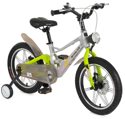 Byox bicicletă pentru copii - NitroV9, 16'', gri