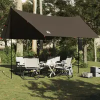 Gossi prelata de camping, maro, 462x306x211 cm, impermeabila