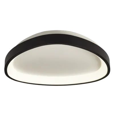 Plafoniera Mars 35W 1750lm 3000K 420mm, negru, Erste