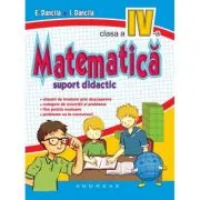 Matematica pentru clasa a 4-a, suport didactic