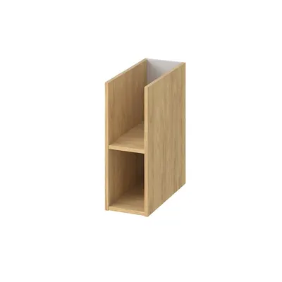 Dulap suspendat, modul deschis, 20x55.1 cm, stejar hickory, Cersanit Moduo