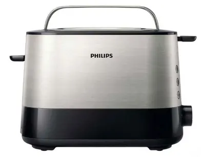 Prăjitor de pâine Philips - HD2635/90, 950W, 7 viteze, negru