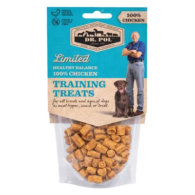 Recompense pentru catei, Dr. Pol Chicken Training Treats 85 g