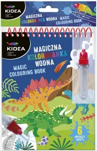 Carte de desen magic cu apă Kidea - Dinozauri