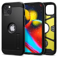 Husa pentru Apple iPhone 13, Spigen, Tough Armor, Neagra ACS03539