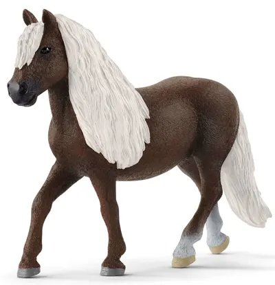 Figurina Schleich Farm World Horses - Iapa Black Forest cu coama alba