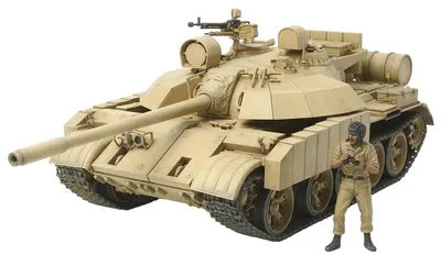 Model asamblabil Tamiya Militari: Tancuri - Tanc irakian T-55 'Enigma', 1 figură
