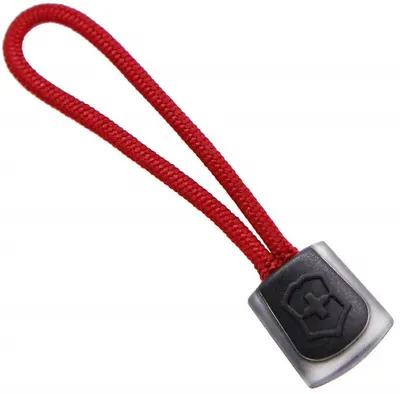 Lanț textil Victorinox - roșu, 65 mm