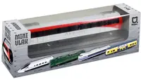 Jucărie din metal Rappa - Tren aeroport, 16 cm