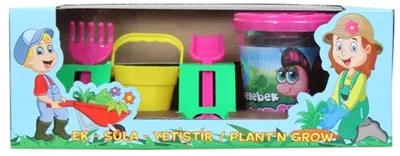 Set de joaca Cese Toys - Sadeste patrunjel in ghiveci, cu intrumente