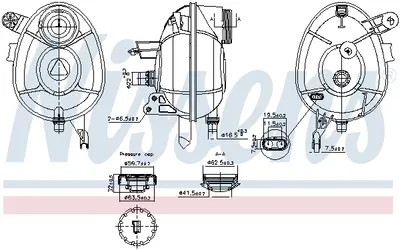 Vas expansiune racire potrivit MERCEDES AMG GT (X290), C (A205), C (C205), C T-MODEL (S205), C (W205), CLS (C257), E (A238), E ALL-TERRAIN (S213), E (C238), E T-MODEL (S213), E (W213) 12.13