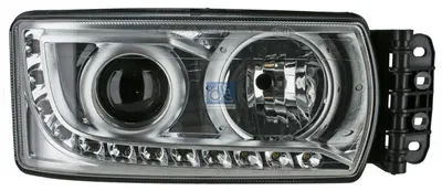 Far dreapta (H7, electric, fara motor, fara unitate control lumini LED) potrivit IVECO STRALIS II 09.12