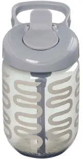 Cană anti-vărsare cu pai Vital Baby - Gri, 350 ml