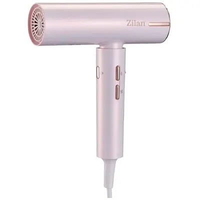 Uscator de Par Athena Rose, 3 Trepte de Viteza, Putere 1800W, Autocuratare, Roz