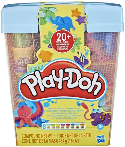 Set cu plastilină Play-Doh - Imagine Animals