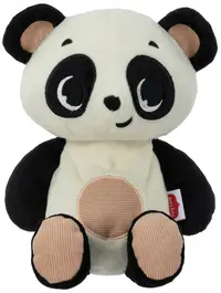 Jucărie de pluș Tiny Love - Panda, cu zgomot alb și lumină, Black and White