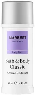 Marbert Bath & Body Classic Cremă deodorantă, 40 ml