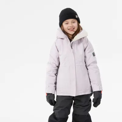 Geacă lungă și foarte rezistentă snowboard SNB 500 Roz Fete