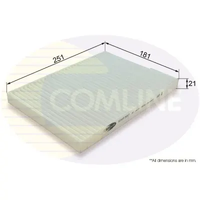 Filtru, aer habitaclu COMLINE EKF387