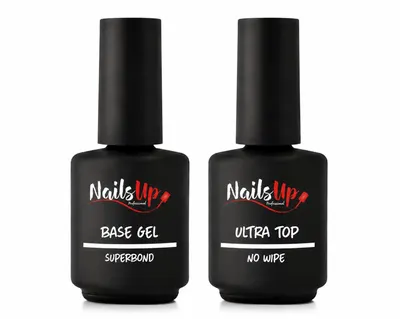 NAILSUP Set Profesional 2 în 1 – Aderență și Sigilare Perfectă