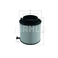 Filtru aer MAHLE ORIGINAL LX 2091D