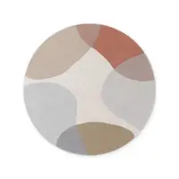 Covor bej țesut manual rotund din lână ø 200 cm Hackney Clarissa – Ted Baker