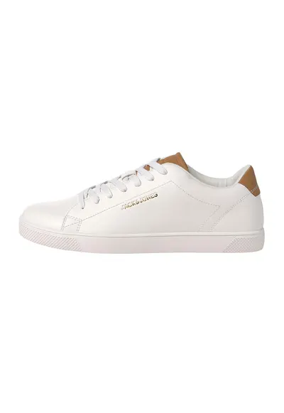 Pantofi sport de piele ecologica - Alb