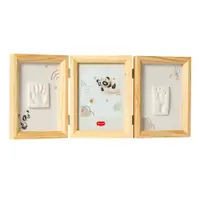 Set rama din lemn pentru 2 amprente si 1 fotografie Tiny Love