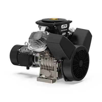 Compresor de aer, Industrial cu piston (doar compresorul) - 400V, 7.5 kW, 510 L/min, 30 bari - fara Rezervor - ABAC-ATH-10-BM-30-400/3/50YD-CE