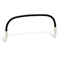 Push-in type wire jumper; insulated; wire length 60 mm; Conductor cross section 1.5 mm²; suitable for 2001, 2002, 2003 and 2022 Series rail-mounted terminal blocks; black