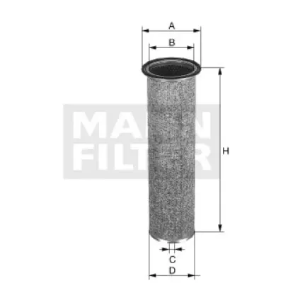 Filtru aer secundar MANN-FILTER CF 924