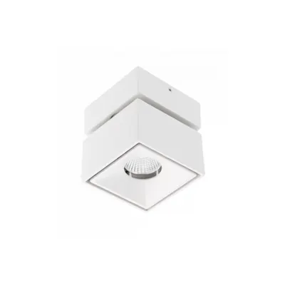 Spot - ‘LED luminaire bianco cct, 8W,680lm,AC220-240V,50/60 Hz,Ra≥80,IP20,36degrees,2700/3300/4000K,square,white