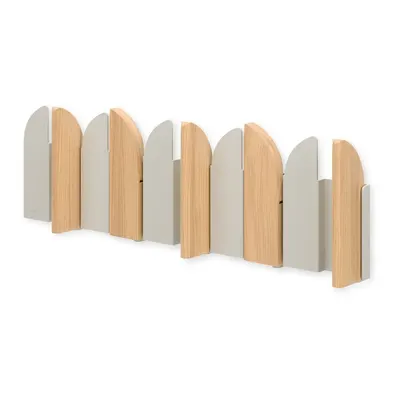 Cuier de perete bej/în culoare naturală din oțel 43 cm Saloon – Umbra