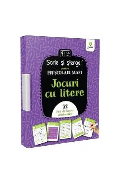 Scrie si sterge! Jocuri cu litere